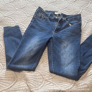 Wax Jean Women's Dark Blue Skinny Stretch Denim